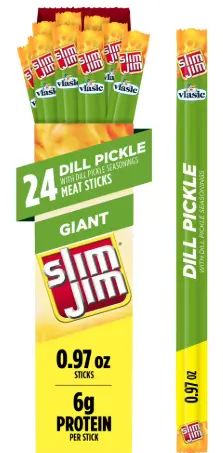 Slim Jim Giant Dill Pickle 24-0.97oz