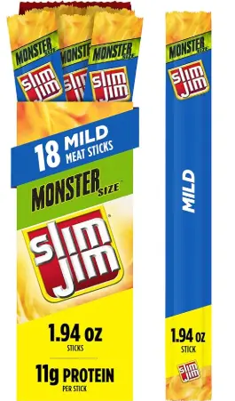 Slim Jim Monster Mild Meat 18-1.94oz