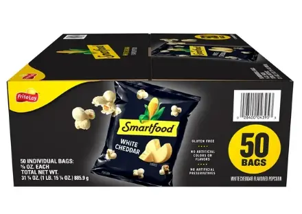 Smartfood White Cheddar Chips 50-0.625 Oz