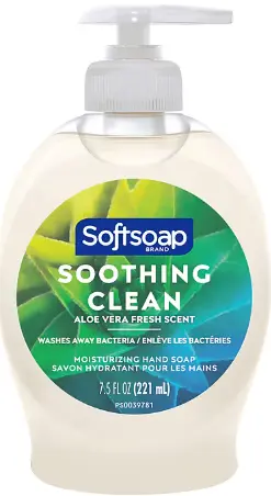 Softsoap Hand Soap Soothing Clean 7.5 Oz 6 Pack