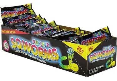 Sour Jacks Nuclear Sqworms 2 Oz