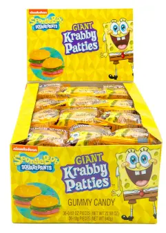 Spongebob Gummy Krabby Patties 36-0.63oz