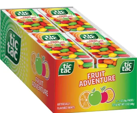 Tic Tac Fruit Adventure 12-100ct
