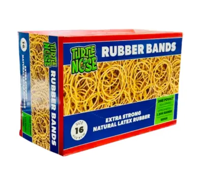Turtle Nose Rubber Bands 16ct