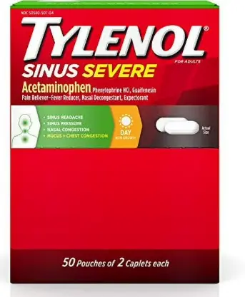 Tylenol Sinus Severe Loose 50 Ct