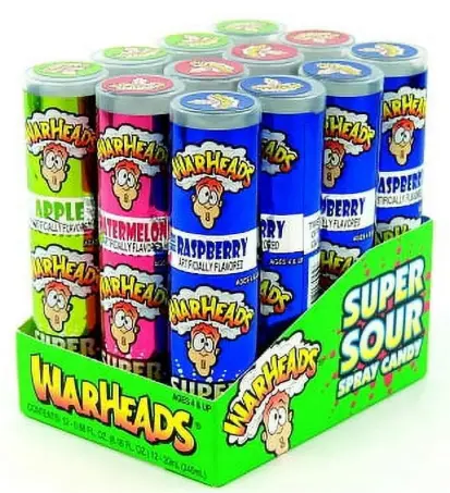 Warheads Super Sour Spray 12-1oz