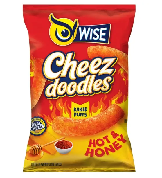 Wise  CHEEZ DOOLES CHIP HOT / HONEY 20/2.5oz