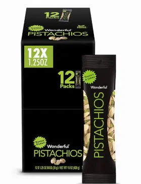 Wonderful Pistachio Roasted & Salted 12-1.25oz