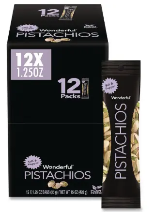 Wonderful Pistachio Salt & Pepper 12-1.25oz