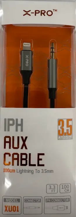 X-Pro XU01 IPH Aux Cable Lighting