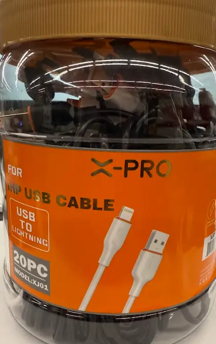 X-Pro XJ01 IPhone USB Cable 20pcs