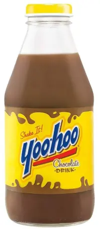 Yoohoo Chocolate 16 Oz Glass