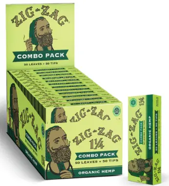 Zig Zag Slow Burning Organic 1 1/4 24ct