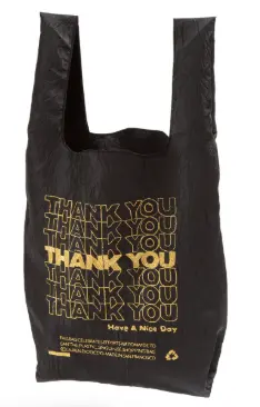 [1/6 Shopping Bag Black 400 CT] 1/6 Shopping Bag Black 400 CT