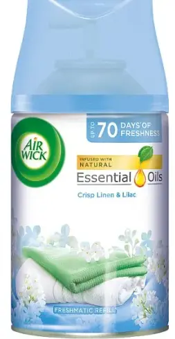 [Air Wick Crisp Linen 4-250ml] Air Wick Crisp Linen 4-250ml