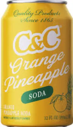 [C&C Orange Pineapple - 12 Oz Can] C&C Orange Pineapple - 12 Oz Can