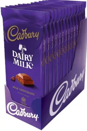 [Cadbury Milk Chocolate 14-3.5oz] Cadbury Milk Chocolate 14-3.5oz