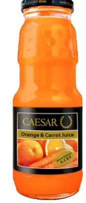 [Caesar Orange Carrot Juice Glass 24-250 ml] Caesar Orange Carrot Juice Glass 24-250 ml