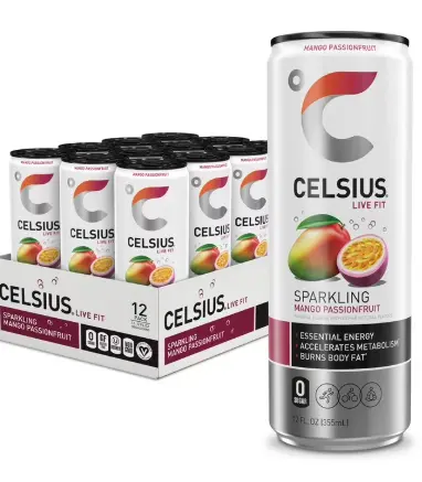 [Celsius 12 oz - Sparkling Mango Passion Fruit] Celsius 12 oz - Sparkling Mango Passion Fruit