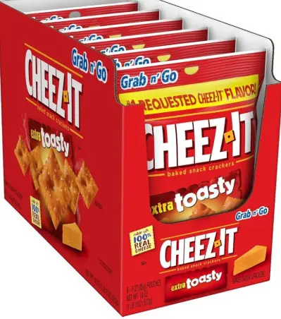 [Cheez It Extra Toasty 6-3oz] Cheez It Extra Toasty 6-3oz