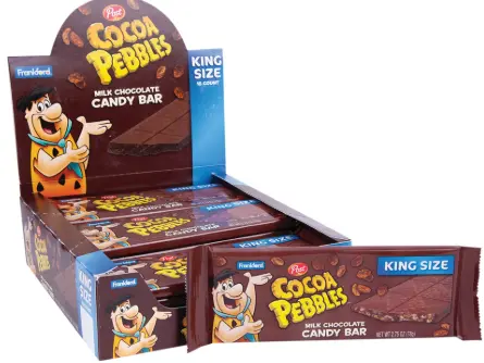 [Coco Pebbles Milk Chocolate Candy Bar 18ct] Coco Pebbles Milk Chocolate Candy Bar 18ct