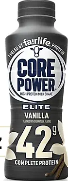 [Core Power 14 Oz Bottle - Vanilla] Core Power 14 Oz Bottle - Elite Vanilla