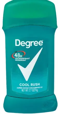 [Degree Deo Cool Rush 2.7oz] Degree Deo Cool Rush 2.7oz - 6 - Pack
