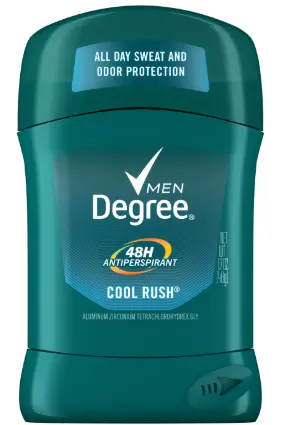 [Degree Deo Men Cool Rush 1.7oz] Degree Deo Men Cool Rush 1.7oz -6 Pack
