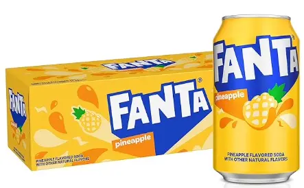 [Fanta Pineapple Can 12-12 Oz] Fanta Pineapple Can 12-12 Oz