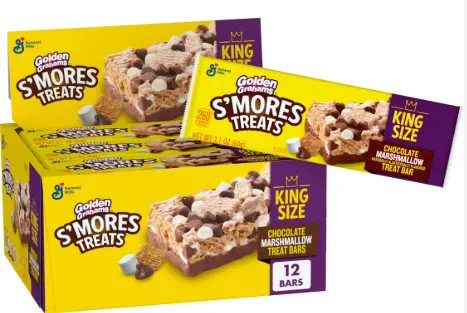 [Golden Grahams King S'mores Treats 12-2.1oz] Golden Grahams King S'mores Treats 12-2.1oz