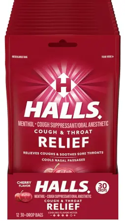 [Halls Cherry Flavor 12-30ct] Halls Cherry Flavor 12-30ct
