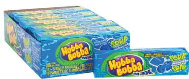 [Hubba Bubba Sour Blue Raspberry 18-1.41oz] Hubba Bubba Sour Blue Raspberry 18-1.41oz