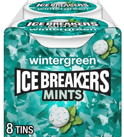 [Ice Breakers Mints Wintergreen 8-1.5oz] Ice Breakers Mints Wintergreen 8-1.5oz