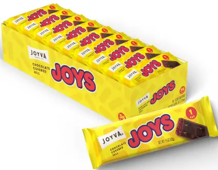 [Joyva Chocolate Raspberry Joys 36-1.5oz] Joyva Chocolate Raspberry Joys 36-1.5oz