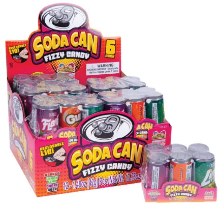 [KidsMania Soda Can 12-1.48oz] KidsMania Soda Can 12-1.48oz
