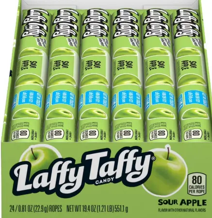 [Laffy Taffy Rope Sour Apple 24-0.81oz] Laffy Taffy Rope Sour Apple 24-0.81oz