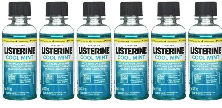[Listerine Mouthwash Cool Mint 100ml 6pk] Listerine Mouthwash Cool Mint 100ml 6pk
