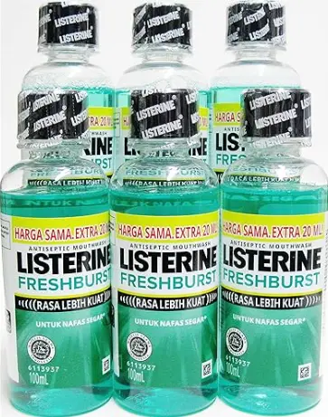 [Listerine Mouthwash Freshburst 100ml] Listerine Mouthwash Freshburst 100ml 6-Pack