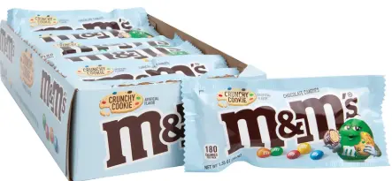 [M&M's Crunchy Cookie 24-1.35 Oz] M&M's Crunchy Cookie 24-1.35 Oz