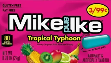 [Mike & Ike Tropicial Typhoon 24-0.78 Oz] Mike & Ike Tropicial Typhoon 24-0.78 Oz