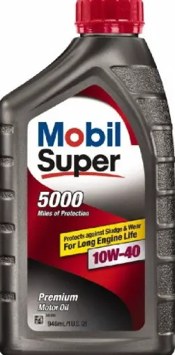 [MOBIL - SUPER 5000 Synthetic Blend 10W40 Motor Oil 6/1 Qt] MOBIL - SUPER 5000 Synthetic Blend 10W40 Motor Oil 6/1 Qt