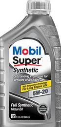 [MOBIL - SUPER Synthetic 5W20 Motor Oil 6/1 Qt] MOBIL - SUPER Synthetic 5W20 Gen 3 Motor Oil 6/1 Qt