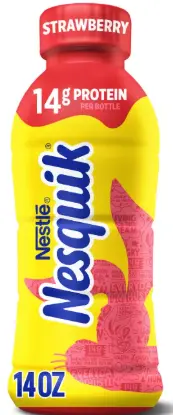 [Nesquick 14 Oz Bottle - Strawberry] Nesquik 14 Oz Bottle - Strawberry