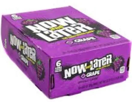 [Now & Later Grape 24-0.92oz] Now & Later Grape 24-0.92oz