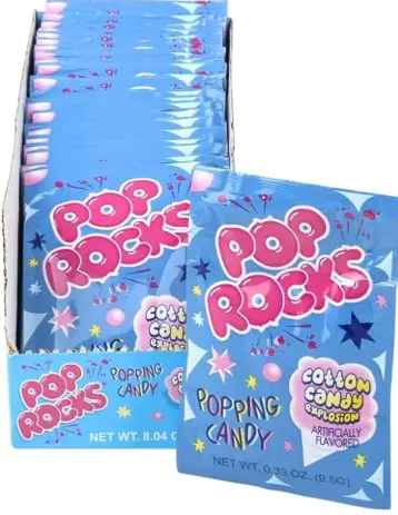[POP Rocks Cotton Candy 24-0.33 Oz] POP Rocks Cotton Candy 24-0.33 Oz