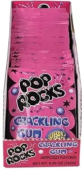 [POP Rocks Crackling Gum 24-0.37 Oz] POP Rocks Crackling Gum 24-0.37 Oz