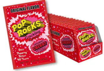 [POP Rocks Original Cherry 24-0.33 Oz] POP Rocks Original Cherry 24-0.33 Oz