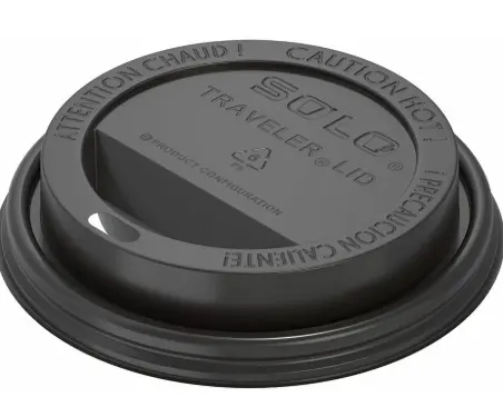 [PREMIUM - Coffee Lids 20/50 Black]  Coffee Lids 10-20 Black