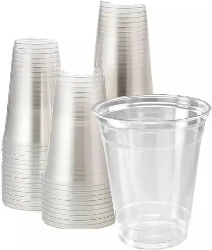 Clear Pet Cup 16 Oz