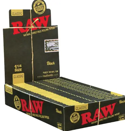 [Raw Black Classic 1 1/4 - 24ct] Raw Black Classic 1 1/4 - 24ct